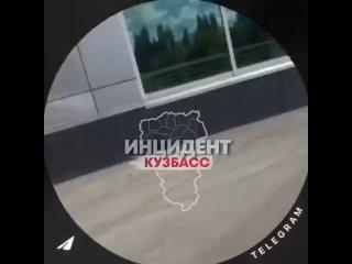 Кемеровчане сняли на видео начало пожара в 