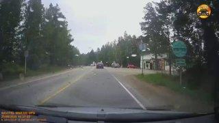 Молния рядом ударила в дерево. 📍 Мельничный тракт 🇷🇺 Источник: ЧП Иркутск
