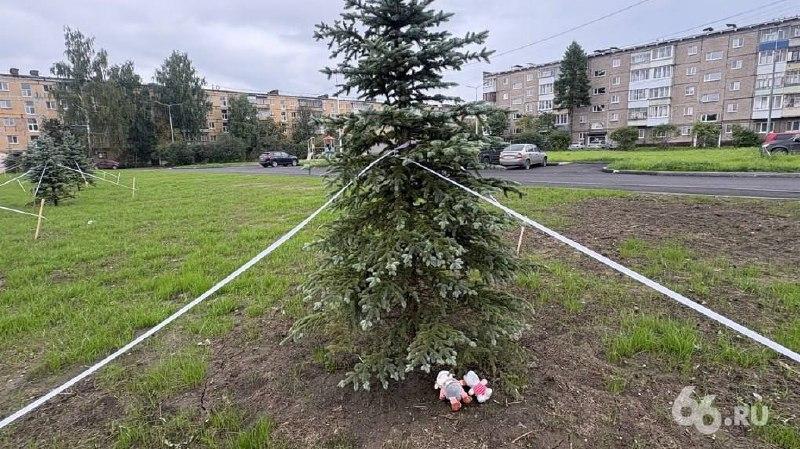 Нижнем Тагиле на месте дома, который разрушился после взрыва газа, разбили...
