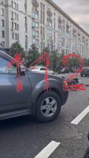 Дорогое ДТП произошло в центре Москвы на Тверской улице.
