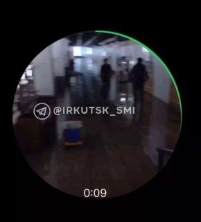Видео с последствиями пожара на центральном рынке  Иркутска поделился сотрудник кафе