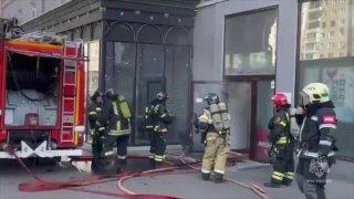 Пожар на проспекте Мира — произошло возгорание в подвале магазина на первом...