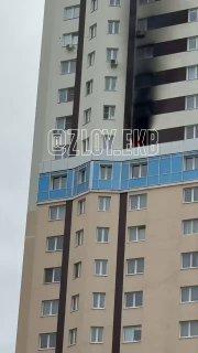 Пожар произошёл на Сахарова в помещении на 16 этаже, — сообщили в МЧС. На...
