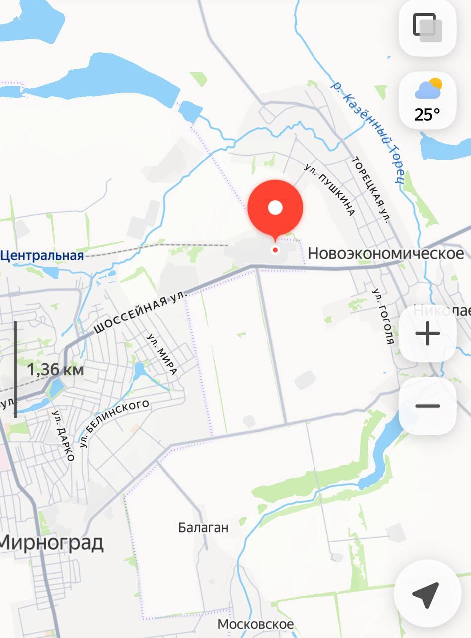 Подразделения российской армии установили полный контроль над территорией шахты «Мирноградуголь» на северо-западной окраине Мирнограда (бывш. Димитров).