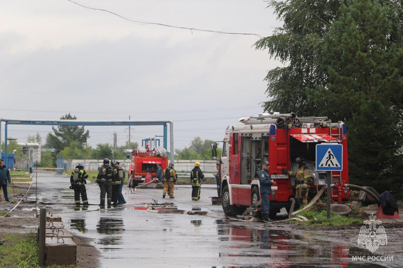 Пожарные сегодня тренировались тушить Абаканскую ТЭЦ