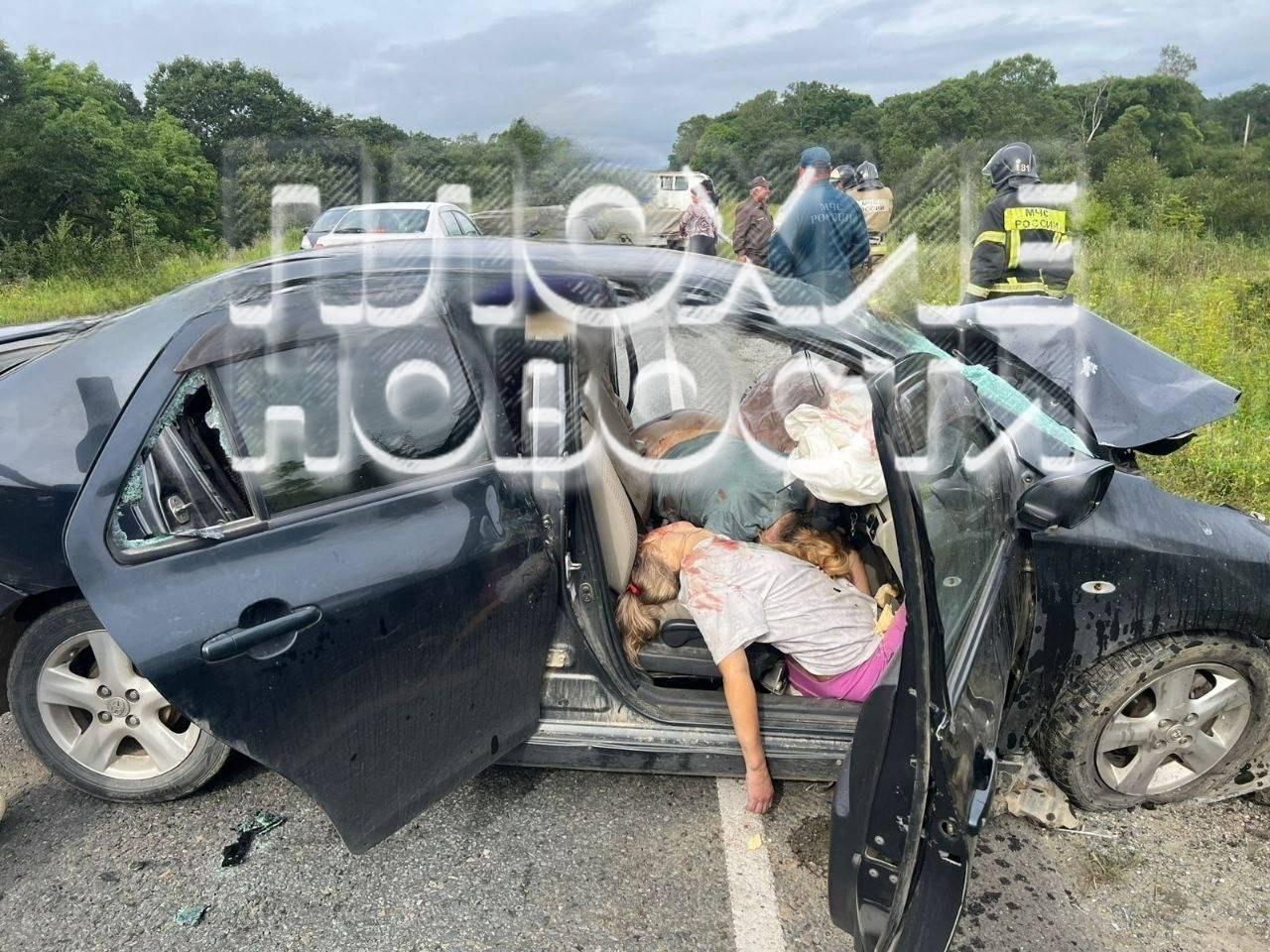 В Приморье две вусмерть пьяные девушки погибли в ДТП: до смерти они показывали средний палец всем, кто пытался их остановить