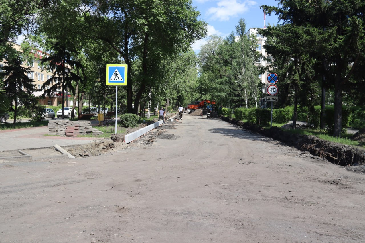 Ремонт на проспекте Ленина.