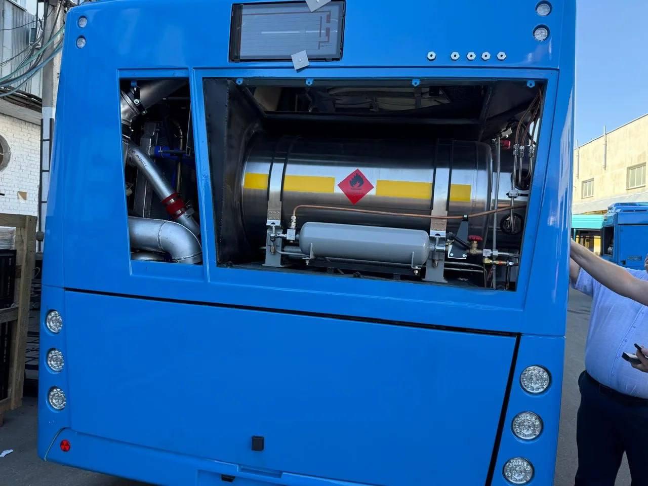 Первые кадры новых газовых автобусов для Красноярска. В телеграм-канале мэрии...