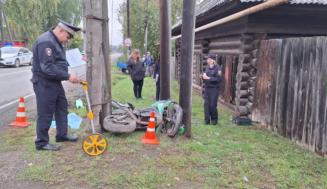 Зажало между опорами ЛЭП - мотоциклист умер в Алапаевском районе