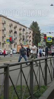 В Петербурге прошли несанкционированные соревнования по пощёчинам