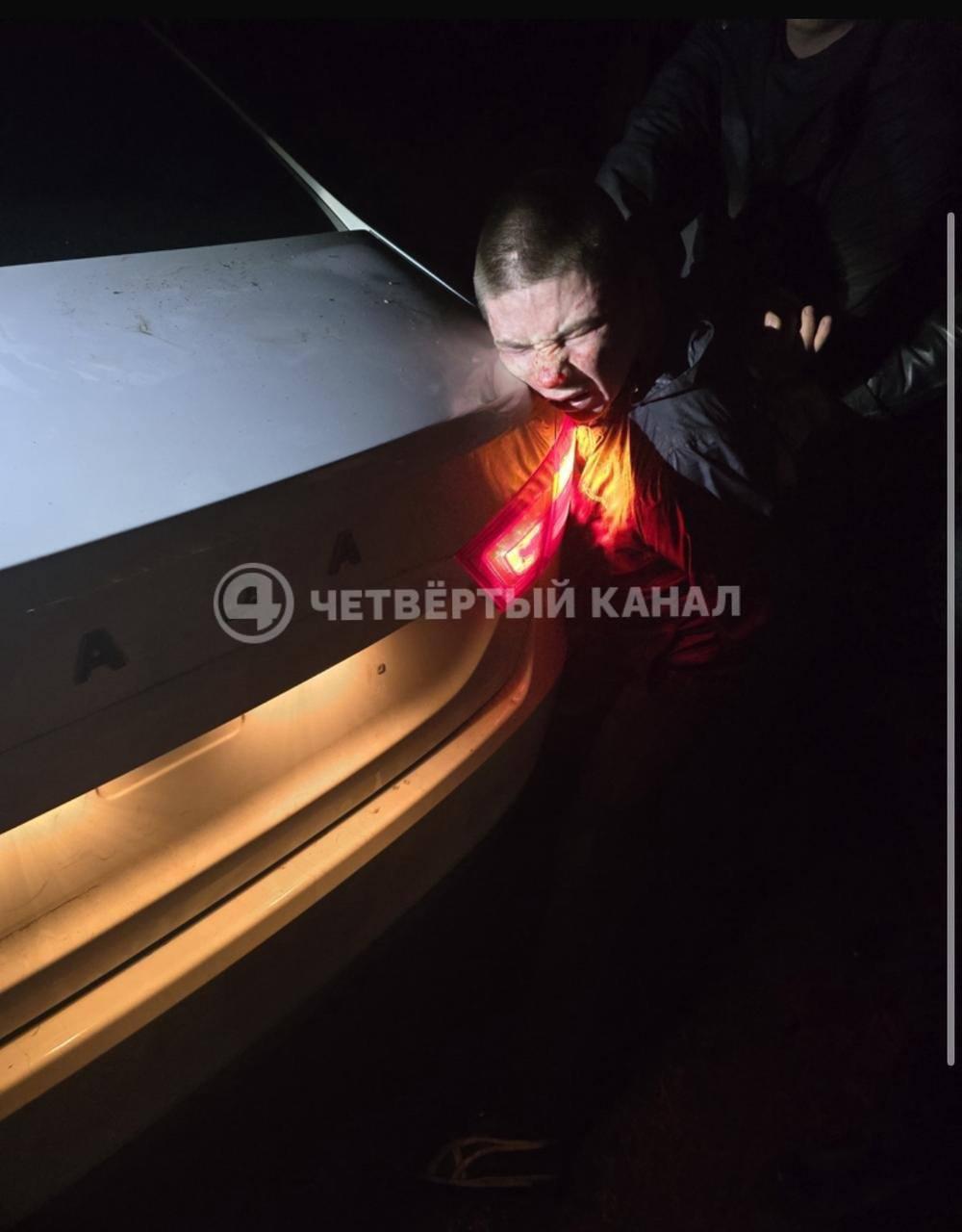 Появились кадры задержания 24-летнего Александра Черепанова*, сбежавшего из СИЗО-1