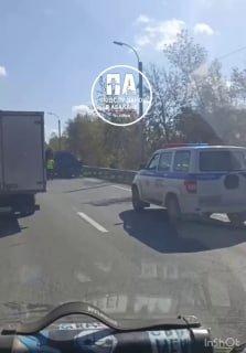 Страшное ДТП по трассе в сторону Братского моста.