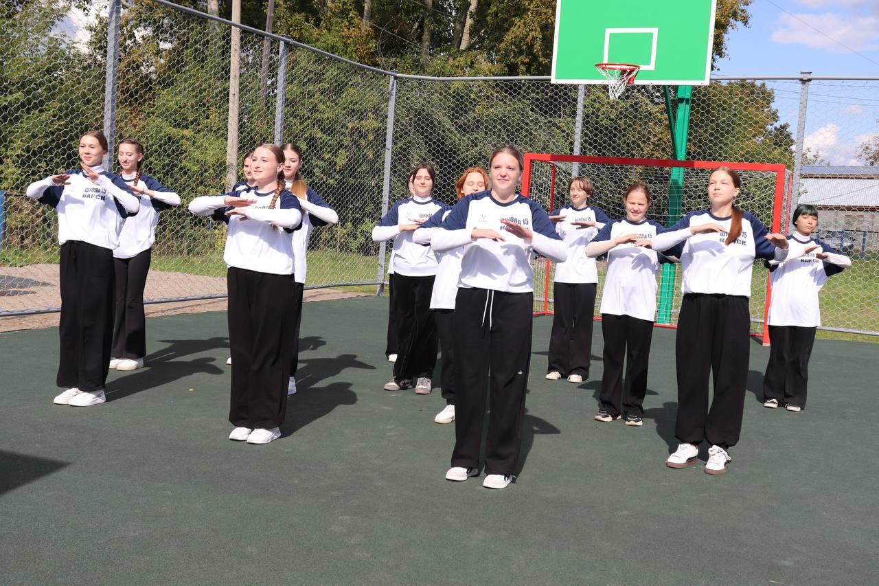 Сегодня состоялось долгожданное событие — открылась новая спортивная площадка...