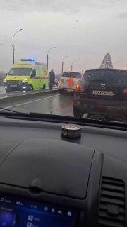 Массовое ДТП произошло перед Бугринским мостом в Новосибирске