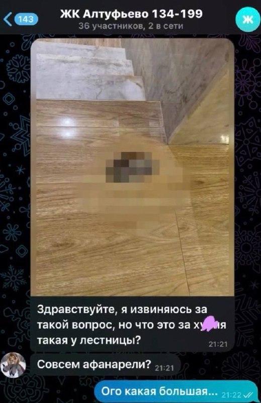 В московском ЖК кто-то нагадил в подъезде. Тогда одна из жительниц сделала...