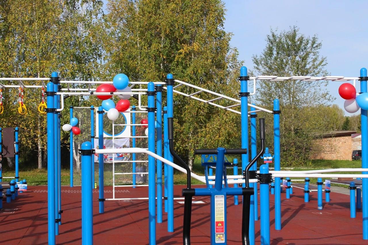 В селе Преображенка открыли вторую в Ачинском районе площадку для сдачи норм ГТО