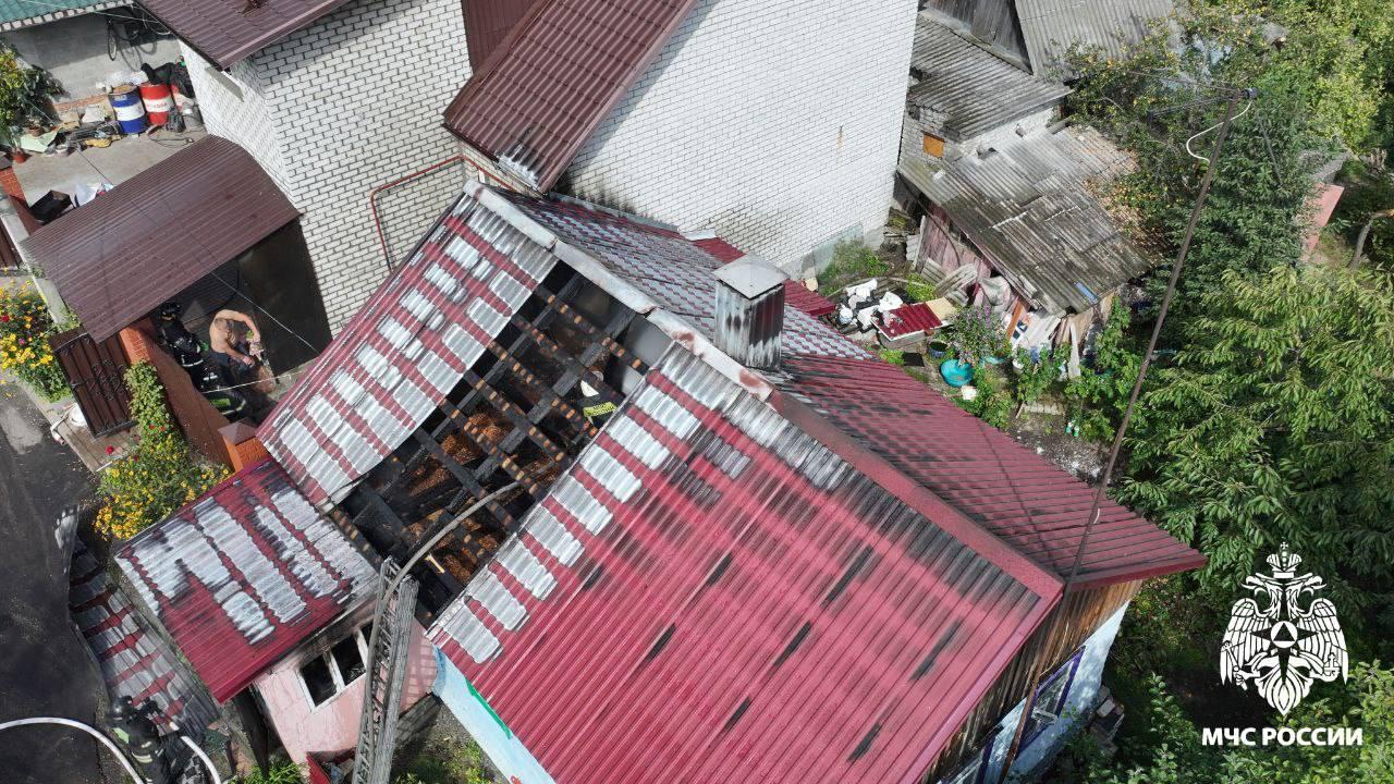 В Брянске на пожаре погиб пожилой мужчина