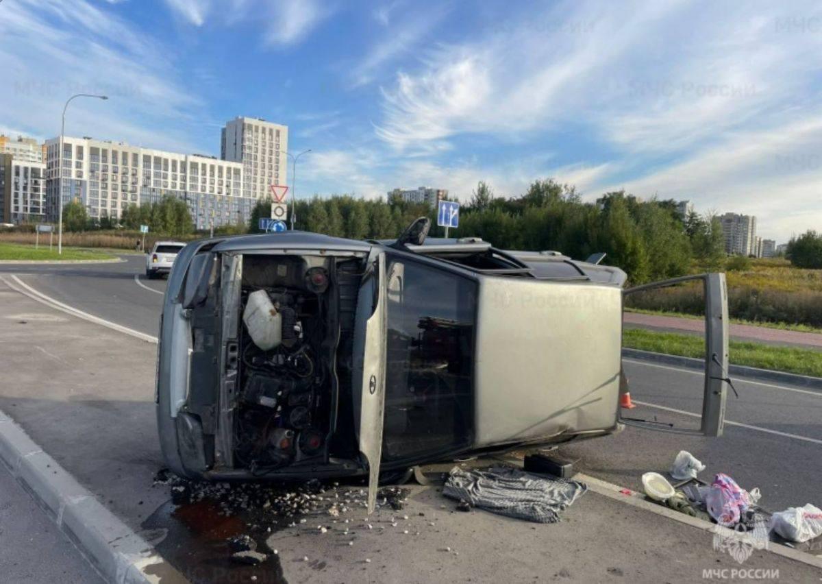 Сегодня в Советском районе Брянска произошло серьезное ДТП с участием легкового автомобиля.