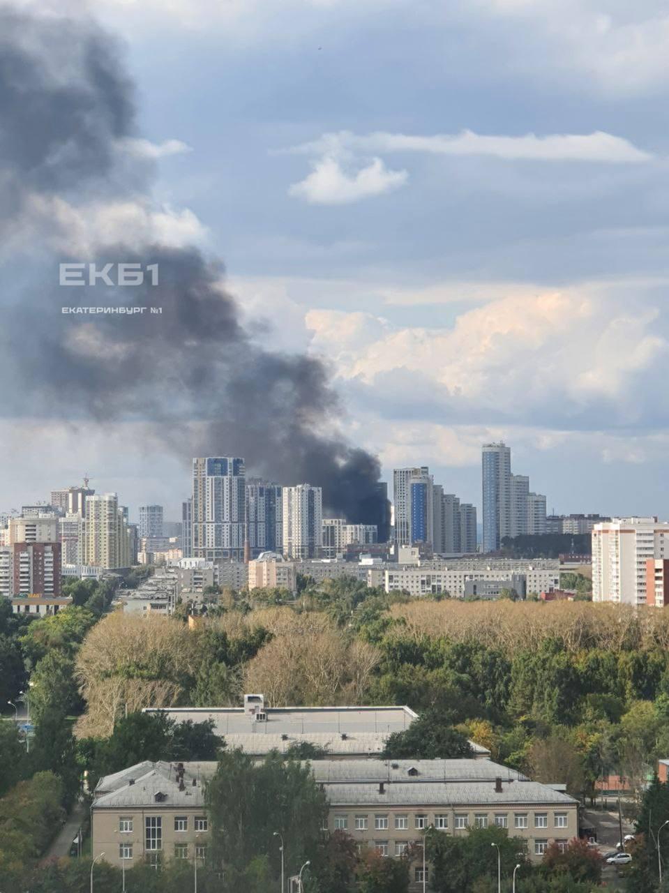 Возгорание произошло на стройке на улице Репина «По прибытию пожарно-...