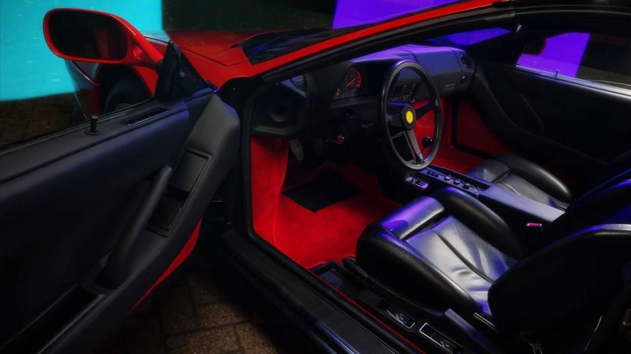 Красивое: в Нидерландах построили шикарную Ferrari Testarossa в необычном кузове.