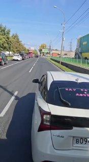 В Новосибирске водитель иномарки устроил погоню за автобусом