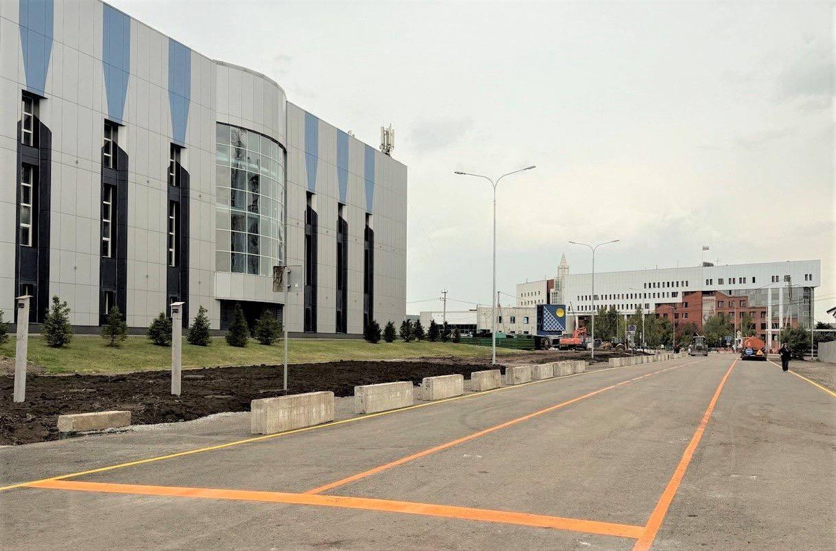 Улица Мичурина полностью готова к движению. На участке возле музейно-...