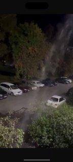 В честь отопительного сезона в Кузбассе заработали несколько фонтанов. Кадры...