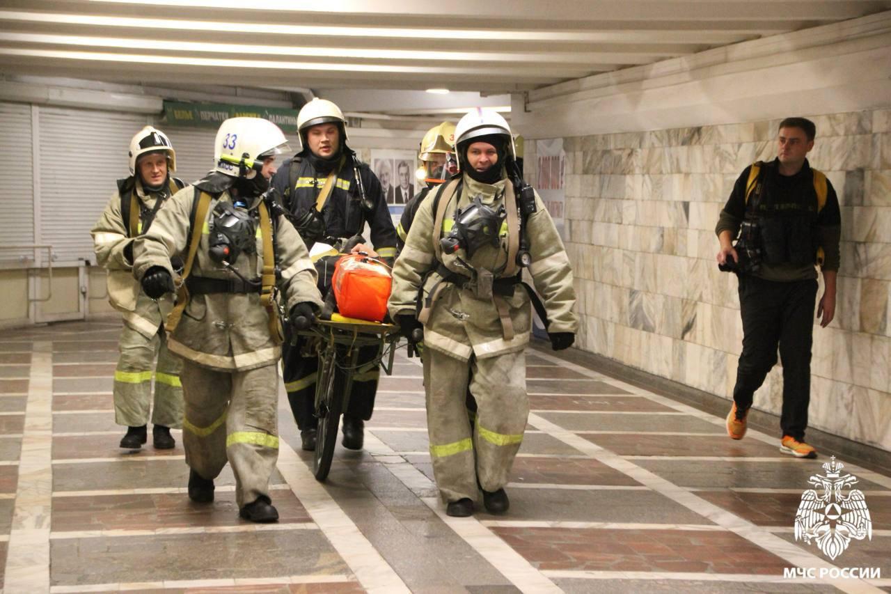 В Новосибирске прошли ночные учения в метро