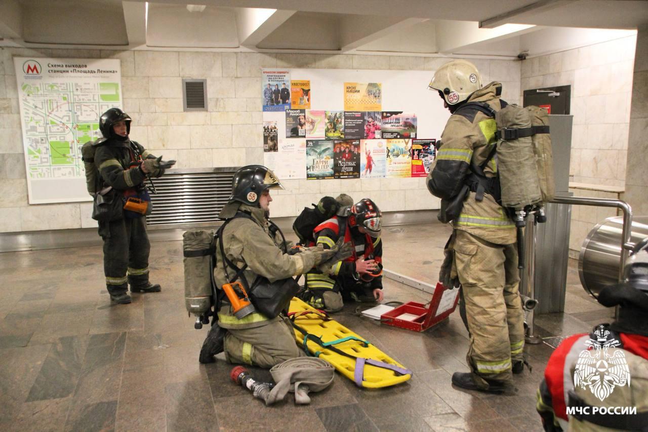 В Новосибирске прошли ночные учения в метро