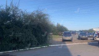 В Саяногорске ликвидируют крупный пожар