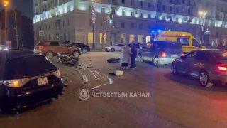 Смертельное ДТП с участием мотоциклиста в центре Екатеринбурга