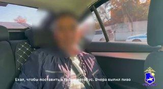 Водитель школьного автобуса в Кызыле совершил ДТП в состоянии опьянения