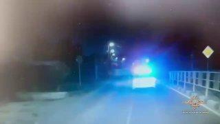 Анапские полицейские спасли колонну детских автобусов от трагедии.