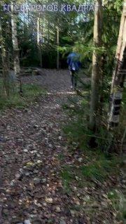 В Питере на одной из детских площадок заметили ценного специалиста, следящего за детьми.