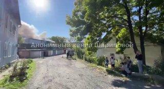 🔥 В Находке полыхает хоккейная арена 