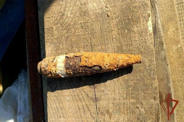 Артиллерийский снаряд нашли под Красноярском