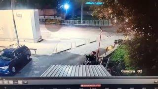 🚨Ночное ДТП напротив ВГУЭС — момент попал на камеру.