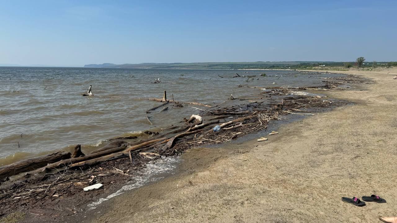 На Красноярском водохранилище прибыла вода. 