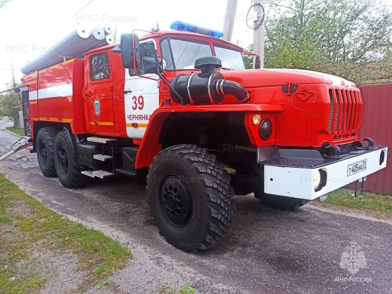 За сутки в Белгородской области — 3 пожара, пострадавших нет