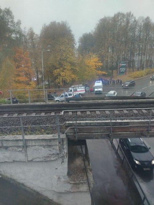 В Подмосковье зацепер дымился и погибал на глазах очевидцев