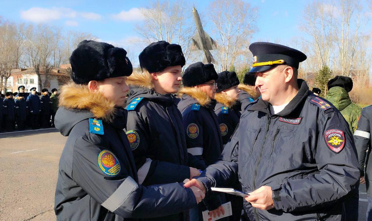 В Ачинске открыт полицейский класс на базе кадетского корпуса Сегодня в...