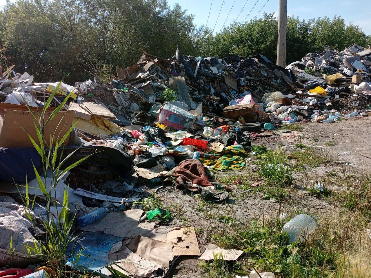 В 2025 году в Ачинске с несанкционированных свалок вывезено 4200 тонн различного мусора
