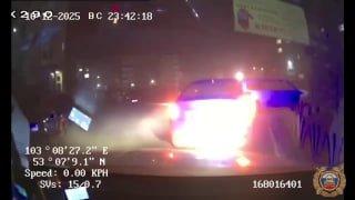 Дама на «Солярисе» устроила погоню с полицией в Черемхово