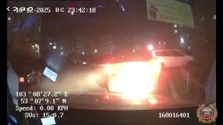Побег со стрельбой в Черемхове. Полиция остановила автомобиль с пьяным...