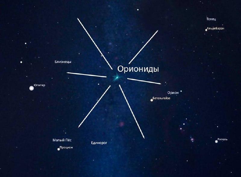 Сегодня вечером жители Краснoярского края увидят звездопад