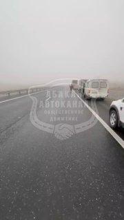 Госавтоинспекция Хакасии работает рядом с Пригорском — дорога очень...