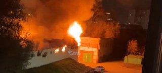 С утра на Немировича-Данченко случился пожар