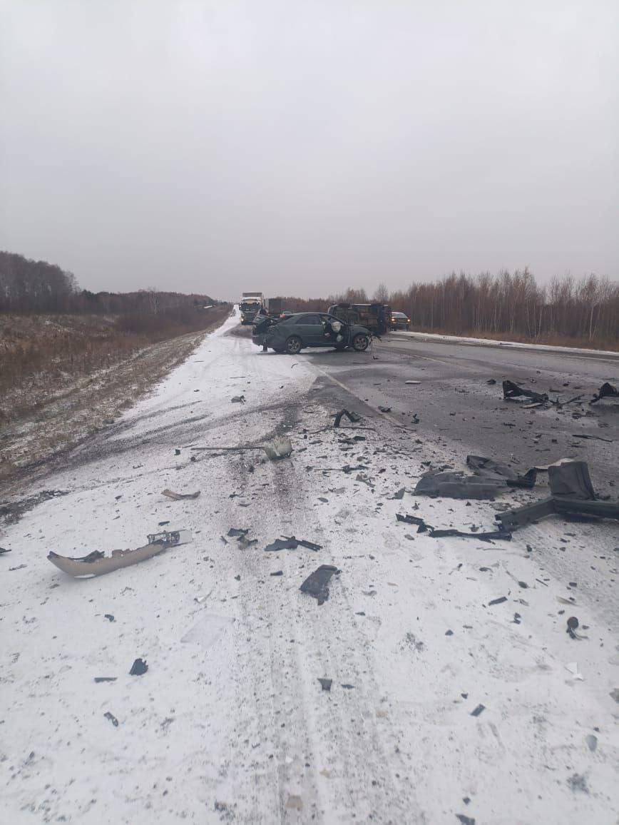 На трассе Канск — Красноярск, в районе Кускуна, произошло смертельное ДТП....