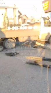 Авария на заправке 