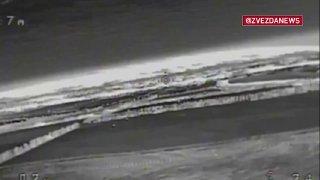 Кадры охоты за украинскими дальнобойными дронами «Морок». Аппараты направлялись к нашей государственной границе.